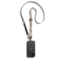 Grey Crossbody Utility Phone Lanyard - Strap